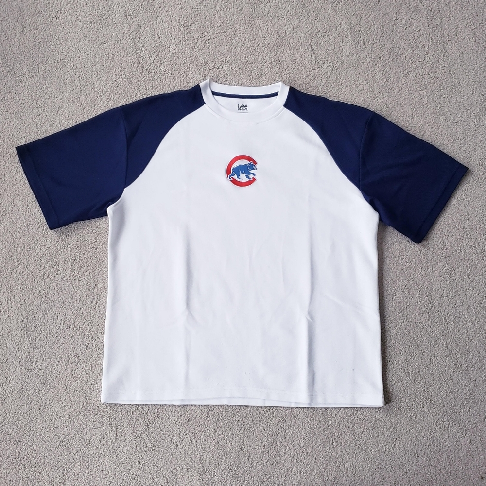 LEE SPORT Extra Large White Cubs Shirt